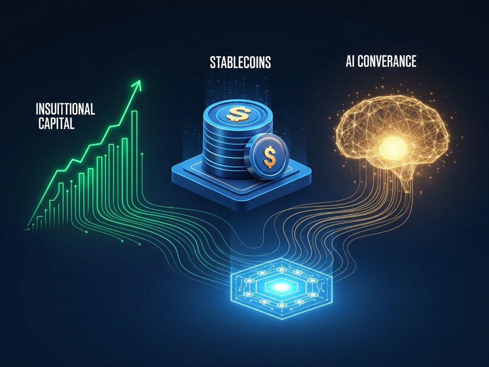 The New Crypto Economy: How Institutions, Stablecoins, and AI Are Shaping 2026