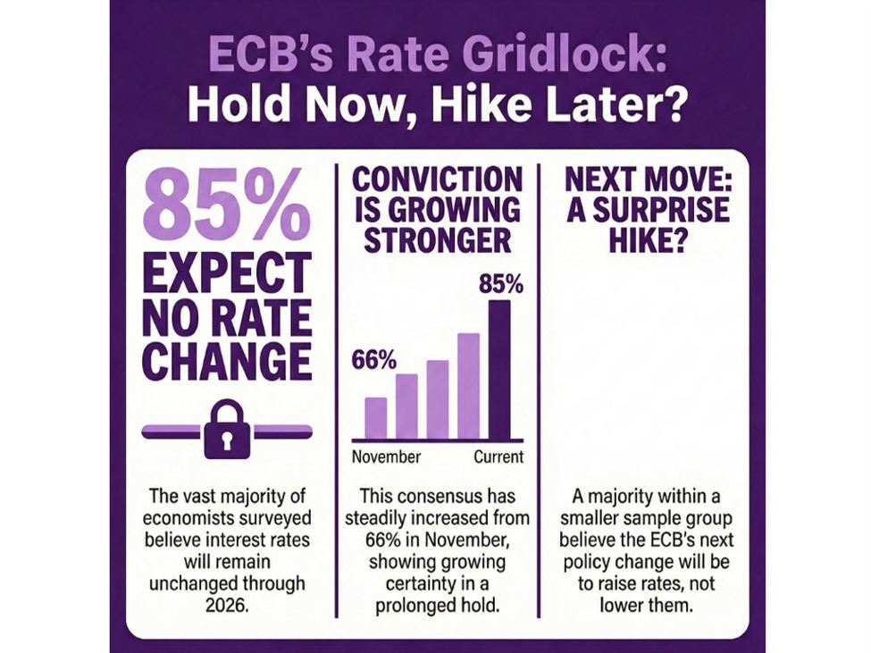 ECB not expected to change policy stance to start the year – poll