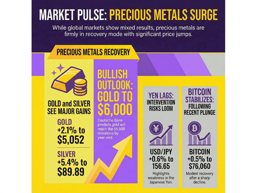 investingLive European markets wrap: Gold, silver continues with the recovery path