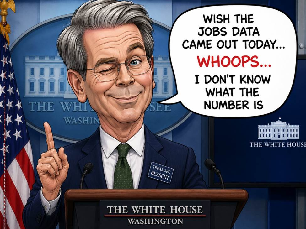 Treas Sec Bessent: “I wish job market had come out today”.