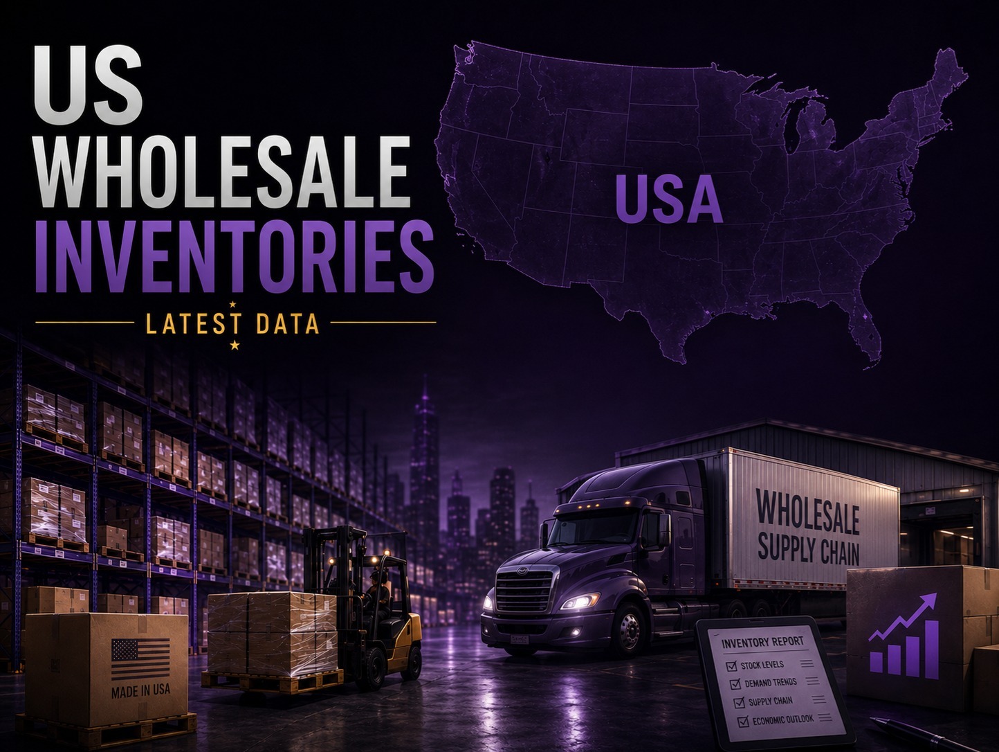 US wholesale inventories for June +0.3% vs +0.4% m/m expected