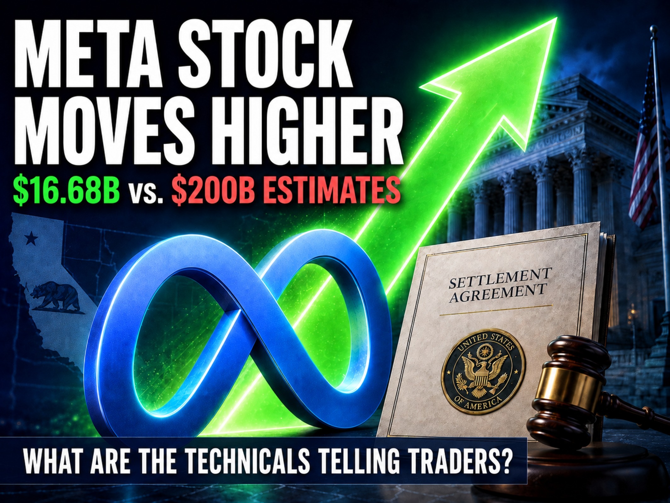 Meta set to open higher but what about the technicals? What to look for today and going forward?