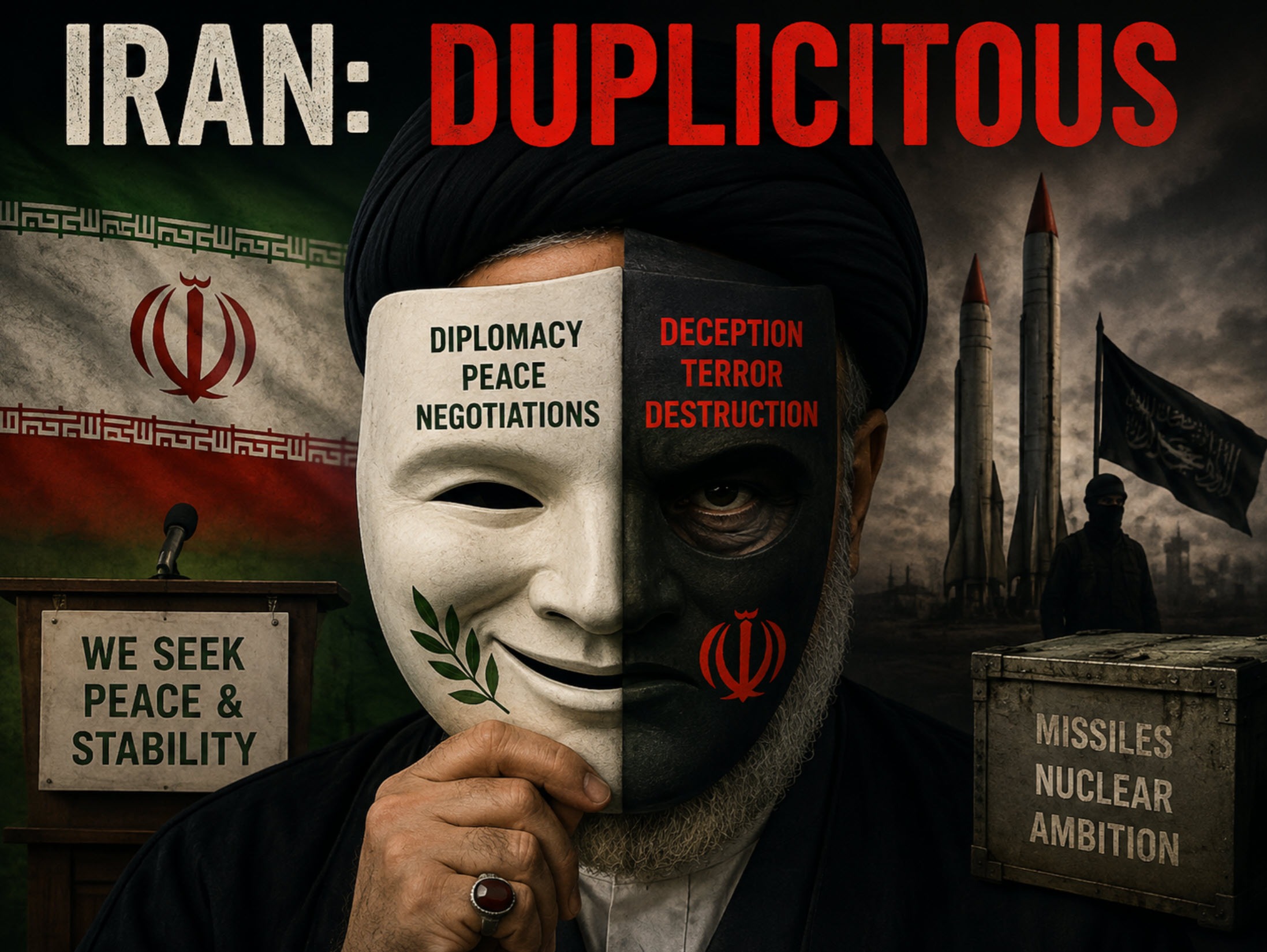 Trump: Iran is unbelievably duplicitous
