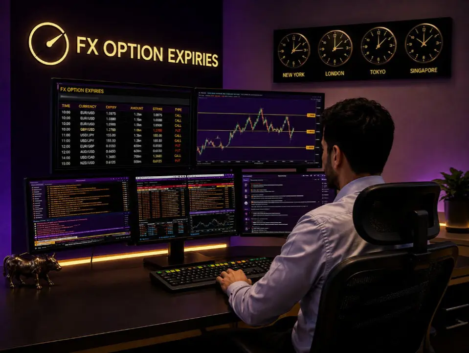 FX option expiries for 22 October 10am New York cut